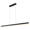 LAMPA wisząca KALAMOS A0034-310 Candellux metalowa liniowa OPRAWA belka LED 30W 4000K zwis listwa podłużna czarna