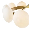 Molekułowa wisząca lampa Tauri TAU1235 ring kule złote białe