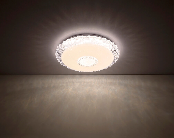 Sufitowa lampa glamour Eddie 48 413-40SH LED 40W 2700-6500K biała