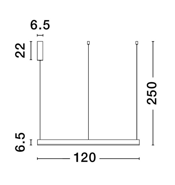 Okrągła lampa wisząca JACA LE42767 do pokoju LED 70W 2700-6000K biała