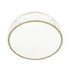 Jadalniany plafon Crown MSE010100366 Moosee LED 24W 3000K crystal złoty przezroczysty