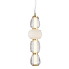 Jadalniana lampa zwis Eris PND-98374-32W-GD Italux LED 32W 3000K złoty biały