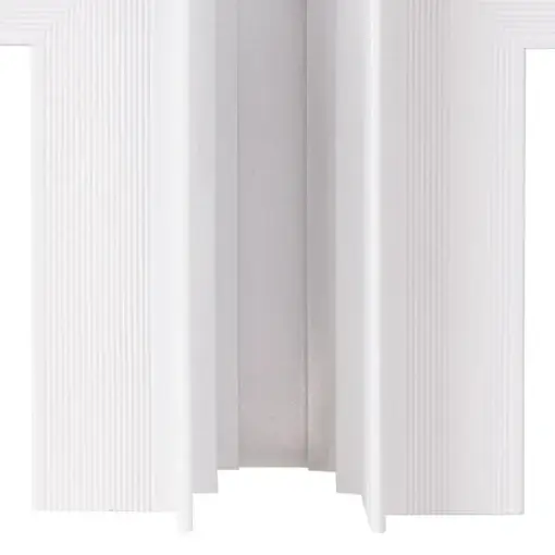 Szynowy magnetyczny lącznik-T MT0033 kątowy biały