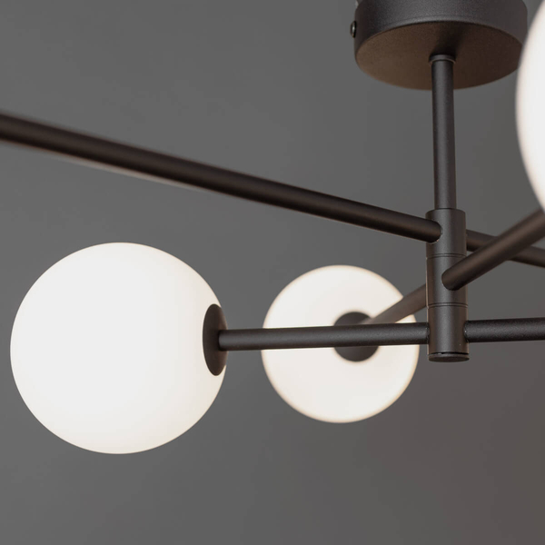 Lampa sufitowa kulista Sarius 4734 TK Lighting bańki balls czarna biała