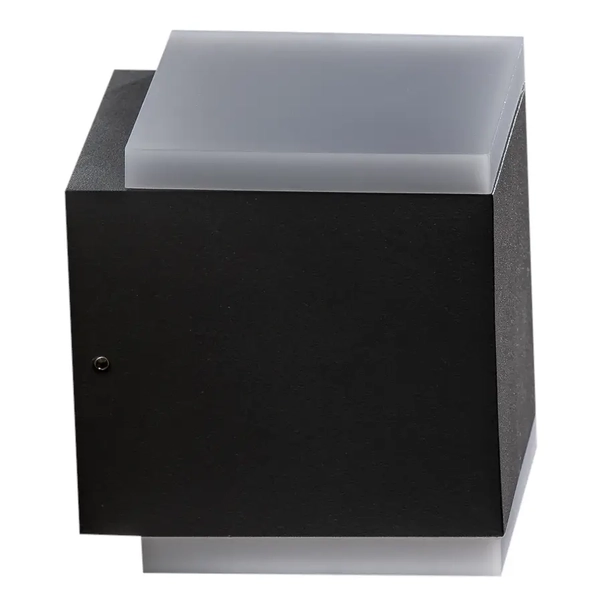 Naścienna lampa sypialniana Arbax AZ4342 Azzardo kwadrat czarna