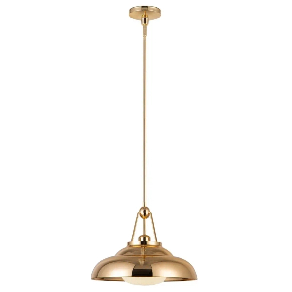 Industrialna lampa wisząca Palmetto QN-PALMETTO-PM-PB regulowany mosiądz
