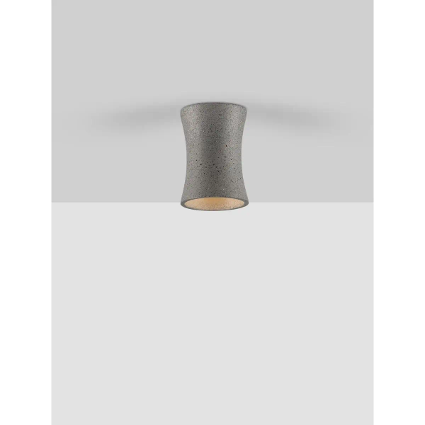 Betonowa lampa sufitowa BELVIRO LE45297 podłużna tuba czarna