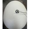 Regulowana lampa do salonu Stone DN426-600 wiszący kamień metalowy biały outlet