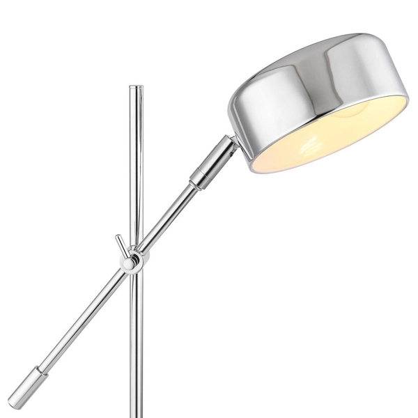 Stołowa LAMPA regulowana GIANNA 24099TC Globo biurkowa LAMPKA do gabinetu chrom