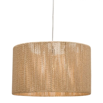 Wisząca lampa ekologiczna Keona KEO6529 boho naturalna brązowa