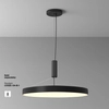 Okrągła lampa sufitowa Zon C032CL-90W3K-RD-B Maytoni LED 90W 3000K czarna