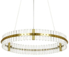 Wisząca lampa Saturnus MSE010100167 z kryształami złota