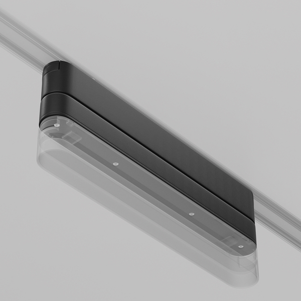 Regulowany adapter do szyn magnetycznych Radity TRA084FC-11LB czarny