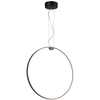 Wisząca lampa koło Acirculo ST-10453P/D600A black Step LED 72W 3000K czarna