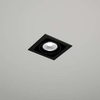 LAMPA sufitowa EBINO 3304 Shilo podtynkowa OPRAWA metalowy wpust kwadratowy czarny