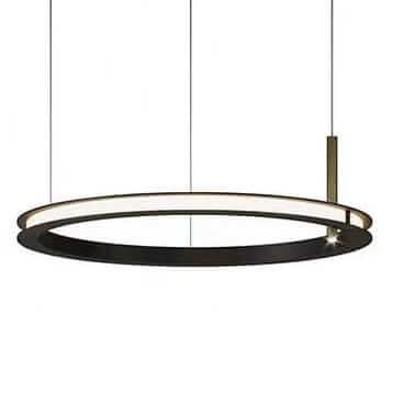 Wisząca lampa Anillo CGANILLO COPEL LED 55W 3000K ring pierścień czarna