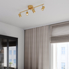 Sufitowa lampa regulowana Correct 4200720-6501 metalowe tuby różowe złoto