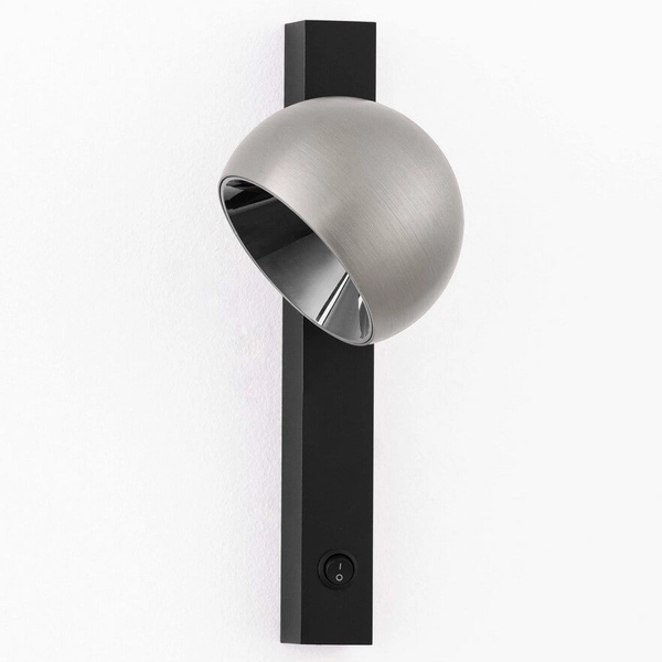 Naścienny kinkiet FRONTERA LE44940 LED 10W 3000K regulowany szary czarny