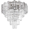 Wisząca lampa glamour VEN E1812/8 kryształowa łańcuch przezroczysty chrom