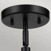Lampa wisząca/ścienna/sufitowa Niva KL-NIVA-1W-1P-BK metalowa biała czarna