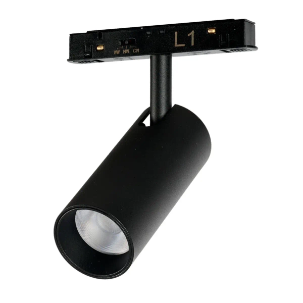 Regulowana lampa dwufazowa Alfa AZ6250 LED 12W 3000-6000K czarny