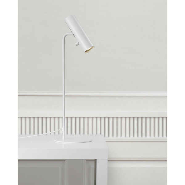 Stołowa lampka Mib 71655001 DFTP tubka rurka do jadalni biała
