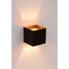 Kinkiet na ścianę XIO 09217/04/30 Lucide do salonu loft czarny