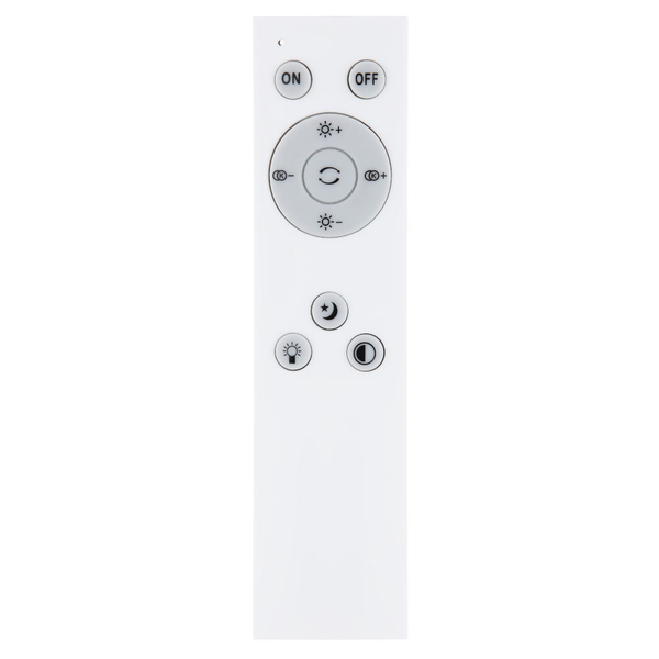 Nowoczesna LAMPA sufitowa MANNI 41759-24 Globo okrągły plafon LED 24W 2700K - 6500K z pilotem czarny