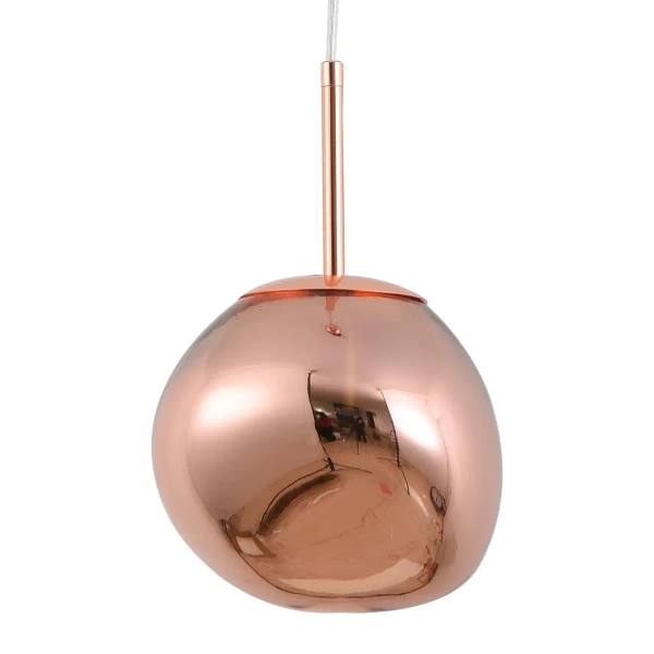 Wisząca lampa Glam MP-1239-180 Step kula organic miedziana