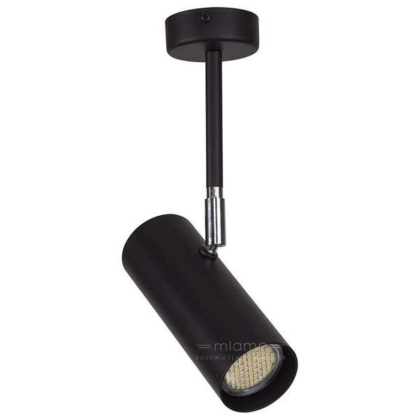 LAMPA sufitowa OKO 32595 Sigma regulowana OPRAWA metalowy reflektorek downlight tuba czarna