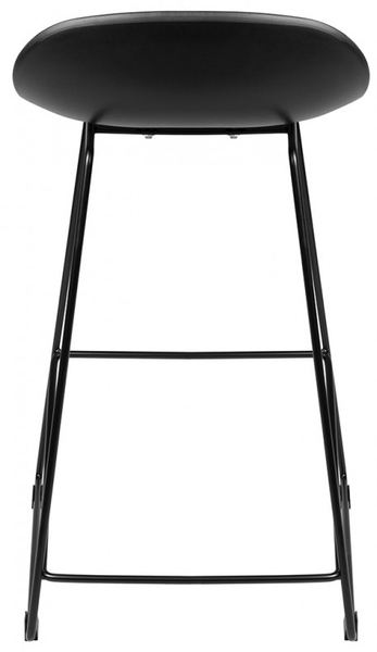 Krzesło kuchenne Rolf PC-148A.76 z podnóżkiem loft czarne