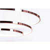LAMPA wisząca K-8153 KAJA metalowa OPRAWA okrągły ZWIS pierścienie LED 113W 4000K rings złote