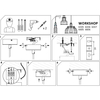 Wisząca LAMPA industrialna WORKSHOP 6336 Nowodvorski drut OPRAWA pręt ZWIS miedź czarny