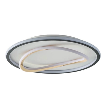 Plafon ze ściemniaczem Lens MX3889-1A-3BGT Zumaline LED 32W 3000K okrąg biały