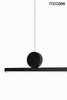 Wisząca lampa Rage MSE010100274 pierścienie LED 28W czarne