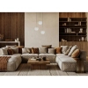 Potrójna kryształowa wisząca lampa Padri PND-40827-3-HBR-CL glamour złota