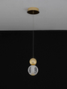 Wisząca lampa nowoczesna Ponce LED 4W 3200K balls złota crystal