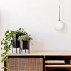 LAMPA wisząca LAMIA 11035103 Kaspa modernistyczna OPRAWA szklana ZWIS kula ball chrom biała