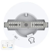 Nowoczesny plafon sufitowy Evora ML1786 LED 6W 3CCT do salonu biały