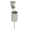 Tkaninowa lampa wisząca CEDRO 11665 z abażurem beżowa