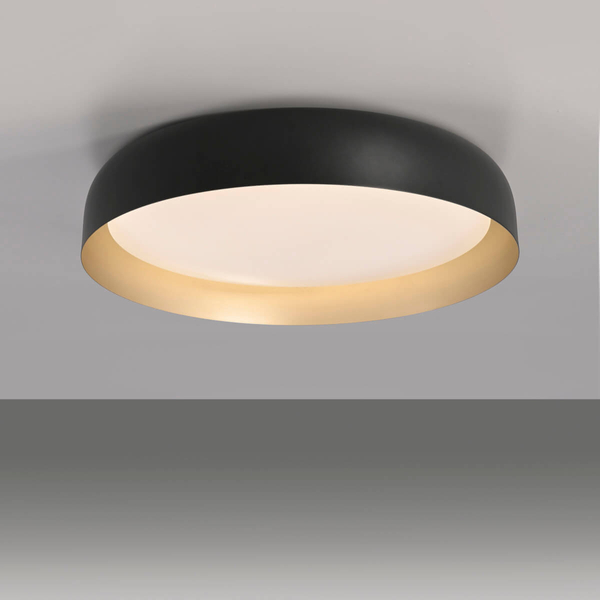 Okrągła lampa sufitowa Osko 14216-18 Just Light LED 36,5W 2700-5000K czarna