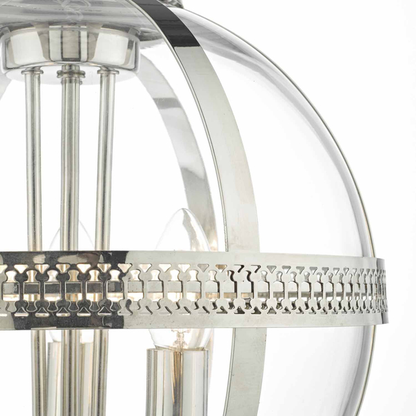 Lampa wisząca Vanessa VAN0338 Dar Lighting ball kula nikiel