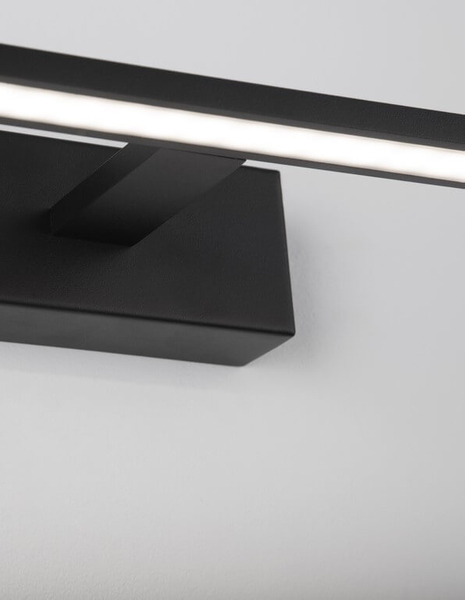 Łazienkowa lampa ścienna Inirida listwa LED 30W 3000K czarna