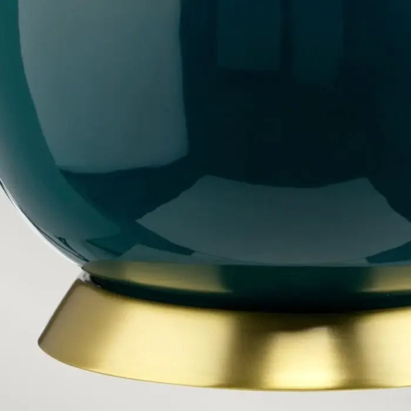 Ceramiczna stołowa lampka Havering QN-HAVERING-TL-IV ceramiczna niebieska