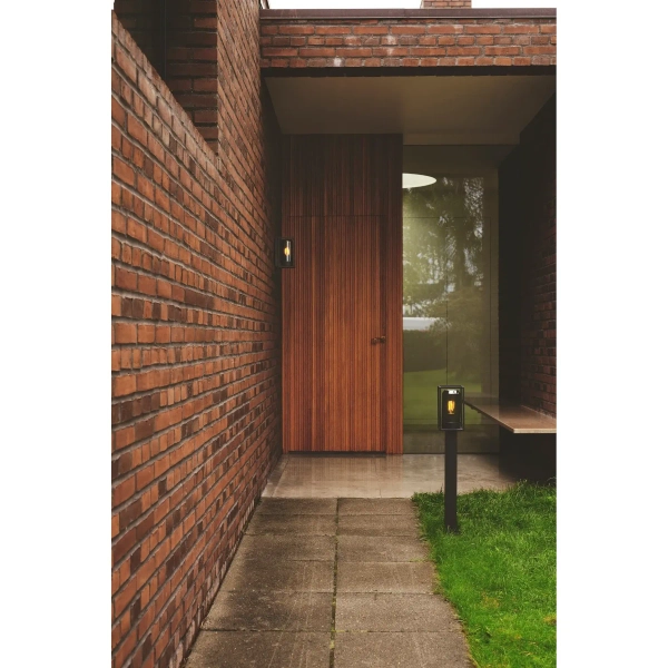 Zewnętrzna lampa stojąca Griffin 2218158047 IP44 czarny przydymiony