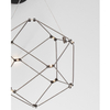 Geometryczny kinkiet przyścienny ASIS LE44326 LED 6W 3000K czarny