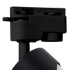 Lampa punktowa do systemu szynowego 1-fazowego Zebra 04211 Ideus czarna biała