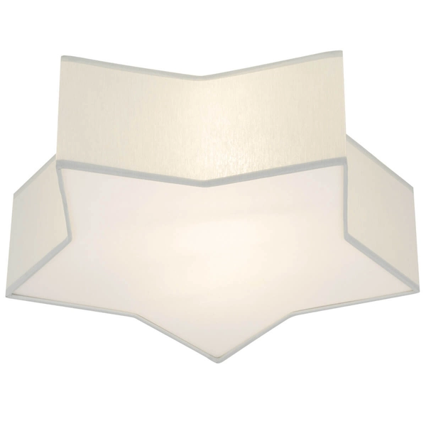 Nasufitowa lampa Star 6972 gwiazdka do pokoju dziecięcego biała szara