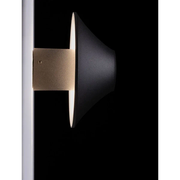 Oczko ścienne ledowe QUERILO LE75185 LED 11W 3000K IP54 czarna