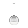 Lampa wisząca nas wyspę Flash MP1238-400 chrome Step ball lustrzana chrom
